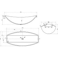 Ванна из полиэфирной смолы Abber Kristall 180х80 AT9704Rubin Красная без гидромассажа — фото 7, Ванны
