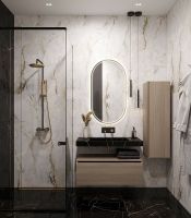 Товар: Раковина Boheme Armadi Art Flat 100 859-100-NM Черный мрамор - фото 3 Раковина Boheme Armadi Art Flat 100 859-100-NM Черный мрамор — фото 3, Раковины