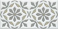 Керамический декор Kerama Marazzi Клемансо орнамент STG\A618\16000 7,4х15 см — фото 1, Керамическая плитка