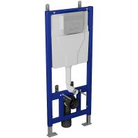 Инсталляция Grossman Cosmo 980.T1.02.110.110 для унитаза с клавишей смыва Хром матовый — фото 1, Инсталляции