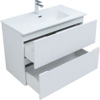 Товар: Тумба под раковину Aquanet Джейн 90 313287 подвесная Белая матовая - фото 3 Тумба под раковину Aquanet Джейн 90 313287 подвесная Белая матовая — фото 3, Тумбы под раковину