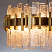 Люстра Artelamp Alya Прозрачная Полированная медь арт-A1053SP-10PB — фото 4, Люстры