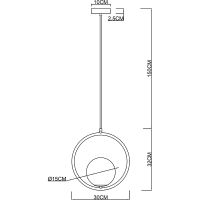 Товар: Подвесной светильник Artelamp Matisse Белый Античная бронза арт-A7741SP-1AB - фото 4 Подвесной светильник Artelamp Matisse Белый Античная бронза арт-A7741SP-1AB — фото 4, Подвесные светильники
