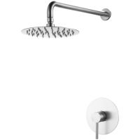 Душевая система Ростовская Мануфактура Сантехники SUS129-1 Нержавеющая сталь — фото 1, Душевое оборудование. Душевая программа