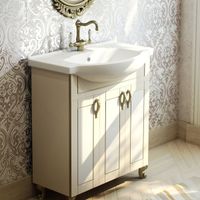 Раковина Кировит Элеганс 75 Белая — фото 2, Раковины встраиваемые сверху