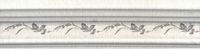 Керамический бордюр Kerama Marazzi Кантри Шик Багет белый декорированнный BLB028 5х20 см — фото 1, Керамическая плитка