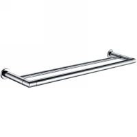 Полотенцедержатель Azario Forny AZ-88302 двойной Хром — фото 1, Полотенцедержатели