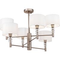 Люстра Maytoni Modern Lincoln MOD527PL-06N Белая Никель — фото 1, товары