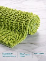 Коврик для ванной комнаты Ростовская Мануфактура Сантехники РМС К-04ЗЛ-50х80 Зеленый — фото 3, Аксессуары для туалета