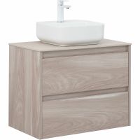 Тумба под раковину Aquanet Nova Lite 75 287885 подвесная Орех светлый — фото 9, Тумбы под раковину