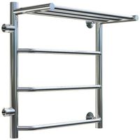 Водяной полотенцесушитель Тругор Браво 1 П ПМ L 60x40 с полкой Хром — фото 1, Водяные полотенцесушители