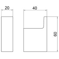 Крючок Timo Petruma 15211/00 Хром — фото 2, Крючки для полотенец
