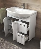 Товар: Тумба под раковину Vigo Diana 80 tn.DIA.BAL.80.2D.2Y Белая - фото 4 Тумба под раковину Vigo Diana 80 tn.DIA.BAL.80.2D.2Y Белая — фото 4, Мебель для ванной