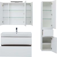 Тумба с раковиной Aquanet Бруклин 100 212599 подвесная Белая — фото 6, Тумбы с раковиной