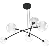 Подвесной светильник Maytoni Modern Mood MOD172PL-06B Прозрачный Черный — фото 1, Подвесные светильники