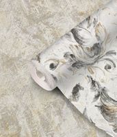 Товар: Обои Prima Italiana Colomba 80651 Винил на флизелине (1,06*10) Серый/Бежевый/Черный, Листья/Абстракция - фото 3 Обои Prima Italiana Colomba 80651 Винил на флизелине (1,06*10) Серый/Бежевый/Черный, Листья/Абстракция — фото 3, Обои для стен