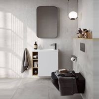 Товар: Корпус тумбы под раковину Aqwella Alba 60 R ALB0106RDD подвесной Дуб Давос - фото 5 Корпус тумбы под раковину Aqwella Alba 60 R ALB0106RDD подвесной Дуб Давос — фото 5, Мебель для ванной