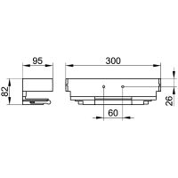 Корзинка для душа Keuco Edition 11 11159 010000 Хром — фото 3, Прочие аксессуары и комплектующие
