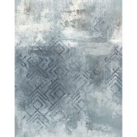 Панно Marburg Memoria 34311 Винил на флизелине (2,12*2,7) Серый/Бирюзовый, Геометрия/Штукатурка — фото 1, Обои для стен