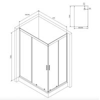 Товар: Душевой уголок AM.PM Gem 120x90 W90G-404-120290-MT профиль Хром матовый стекло прозрачное - фото 14 Душевой уголок AM.PM Gem 120x90 W90G-404-120290-MT профиль Хром матовый стекло прозрачное — фото 14, Душевые уголки