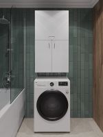 Товар: Подвесной шкаф Orange Смайл 60 SM-60SR2 Белый - фото 5 Подвесной шкаф Orange Смайл 60 SM-60SR2 Белый — фото 5, Шкафы для ванной