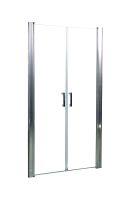 Душевая дверь в нишу River Suez 60 МТ 10000006432 профиль Матовый хром стекло матовое — фото 3, Распашные душевые двери