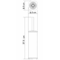 Ершик для унитаза WasserKRAFT K-1117W Белый матовый — фото 2, Ершики для унитаза