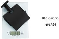 Держатель туалетной бумаги Frap F302 F30203 с крышкой Черный матовый — фото 8, Держатели туалетной бумаги