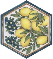 Керамический декор Kerama Marazzi Флорентина 3 глянцевый VT\A540\24035 20х23,1 см — фото 1, Керамическая плитка