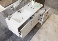 Товар: Тумба с раковиной SanVit Рольф L 120 krolfL120 подвесная Белый глянец - фото 10 Тумба с раковиной SanVit Рольф L 120 krolfL120 подвесная Белый глянец — фото 10, Тумбы с раковиной