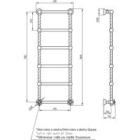 Товар: Электрический полотенцесушитель Migliore Edera 126x48 L 20299 Хром - фото 2 Электрический полотенцесушитель Migliore Edera 126x48 L 20299 Хром — фото 2, Электрические полотенцесушители