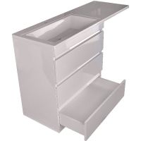 Товар: Тумба под раковину Style Line Даллас 130 Люкс Plus СС-00000558 Белая - фото 2 Тумба под раковину Style Line Даллас 130 Люкс Plus СС-00000558 Белая — фото 2, Мебель для ванной