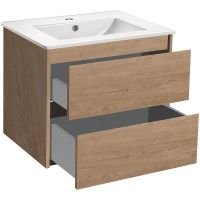 Тумба под раковину Vincea Gio 60 VMC-2G600NO подвесная N.Oak — фото 3, Тумбы под раковину