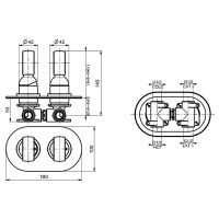 Товар: Смеситель для душа Webert Opera OA860101980 Розовое золото - фото 2 Смеситель для душа Webert Opera OA860101980 Розовое золото — фото 2, Смеситель для душа