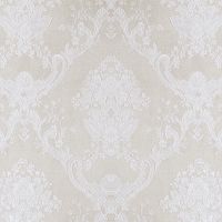 Обои Bernardo Bartalucci Sarrieri 5076-2 Флизелин (1,06*10) Бежевый/Белый, Дамаск — фото 1, Обои для стен