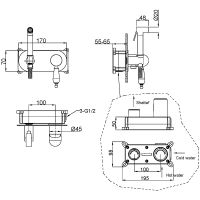 Товар: Гигиенический душ со смесителем Boheme Brillante 426-CRST Хром - фото 2 Гигиенический душ со смесителем Boheme Brillante 426-CRST Хром — фото 2, Душевое оборудование. Душевая программа