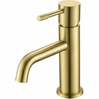 Смеситель для раковины Boheme Uno 461-MG Золото матовое — фото 1, Смесители