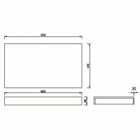 Товар: Столешница под раковину Boheme Armadi Art Flat 80 869-080 Белая - фото 4 Столешница под раковину Boheme Armadi Art Flat 80 869-080 Белая — фото 4, Раковины