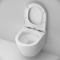 Комплект унитаза с инсталляцией AM.PM Sense FlashClean IS100138.741701 с сиденьем Микролифт и Черной матовой клавишей смыва — фото 5, Комплекты унитаз + инсталляция