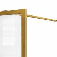 Товар: Душевая перегородка Vincea Walk-In 120 VSW-1HC120CFBG профиль Брашированное золото стекло прозрачное/рифленое - фото 4 Душевая перегородка Vincea Walk-In 120 VSW-1HC120CFBG профиль Брашированное золото стекло прозрачное/рифленое — фото 4, Душевые перегородки