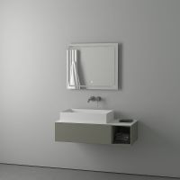 Зеркало Evoform Ledline 60x70 с подсветкой 22 W - сенсорный выключатель арт-BY 2434 — фото 5, Зеркала в ванную комнату