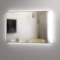 Зеркало SanVit Панорама 100 zpan100 с подсветкой с сенсорным выключателем — фото 1, Зеркала в ванную комнату