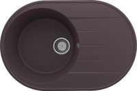 Кухонная мойка Ulgran Quartz Nora 750-06 Трюфель — фото 1, Кухонные мойки