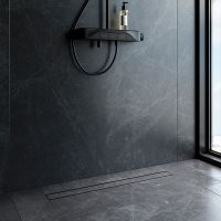 Душевой лоток AM.PM PrimeFlow 80 W02SC-U11-080-04BM с Черной матовой решеткой / под плитку Tile — фото 17, Душевые лотки