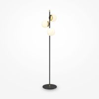 Торшер Maytoni Modern Nostalgia MOD048FL-03G Белый Золото Черный — фото 3, Торшеры