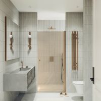 Товар: Душевая дверь Maybah Glass MGD-810-2 900x1980 на монопетле Бронза стекло бронзовое - фото 2 Душевая дверь Maybah Glass MGD-810-2 900x1980 на монопетле Бронза стекло бронзовое — фото 2, Душевые двери в нишу