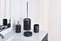 Стакан для зубных щеток Ridder Lidia 2129107 Черный — фото 2, Мыльницы