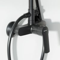 Душевая система Damixa Jupiter 977710300 Черная матовая — фото 4, Душевое оборудование. Душевая программа