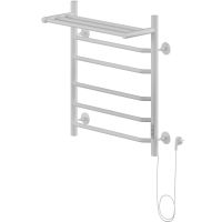 Электрический полотенцесушитель Ника Way-3 60/50 с полкой Белый матовый — фото 1, Электрические полотенцесушители