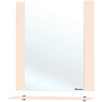 Товар: Зеркало Bellezza Рокко 80 4613713030071 с полкой Бежевое - фото 1 Зеркало Bellezza Рокко 80 4613713030071 с полкой Бежевое — фото 1, Зеркала в ванную комнату